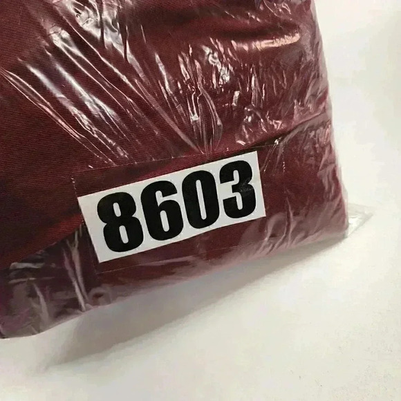 Club Room By Charter Club Cotton Button Down Men's M Red Burgundy - Picture 8 of 8